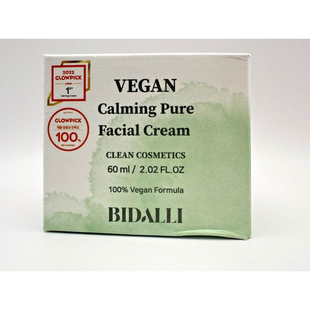 Bidalli Vegan Calming Pure Facial Cream 60 ml NEW IN BOX